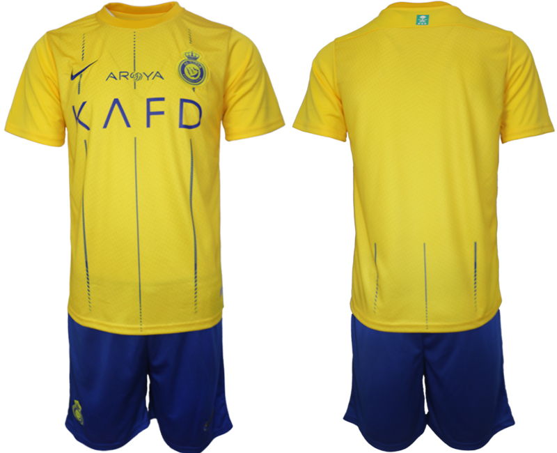 Men 2023-2024 Al Nassr home soccer jersey->italy jersey->Soccer Country Jersey